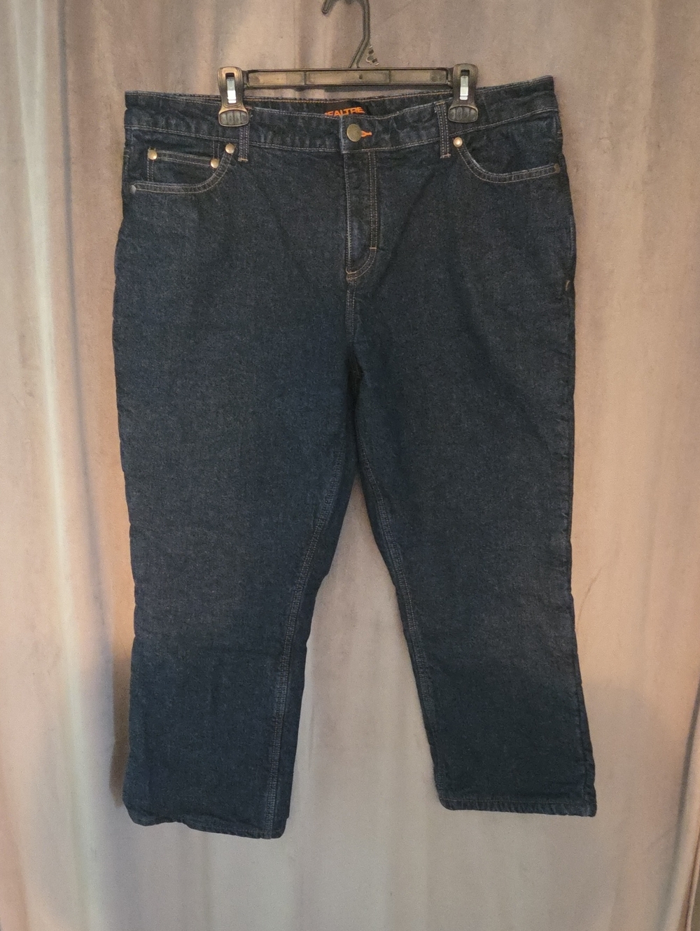 Realtree Size 38 Insulated/lined Men's Relaxed Dark Blue Jeans